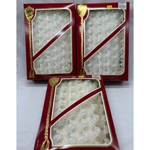 The Victoria Collection Vintage Tinsel Rope Garland Lot of 3 NIB Christmas Decor